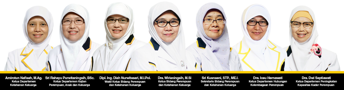 Pengurus Inti Bidang Perempuan dan Ketahanan Keluarga PKS