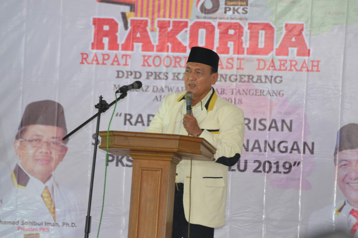 Ketua DPD PKS Kabupaten Tangerang Wishnu Yudhamukti
