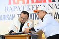 Suasana Paparan Program Unggulan DPP PKS kepada peserta Rakernas 2025 di Jakarta, Selasa, (11/11/2025).