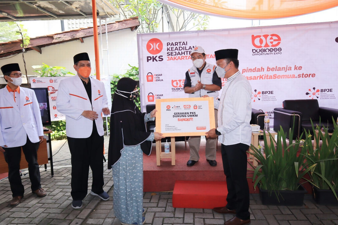 Acara BOE di DPD PKS Jakarta Selatan. (Juliyanto/PKSFoto)