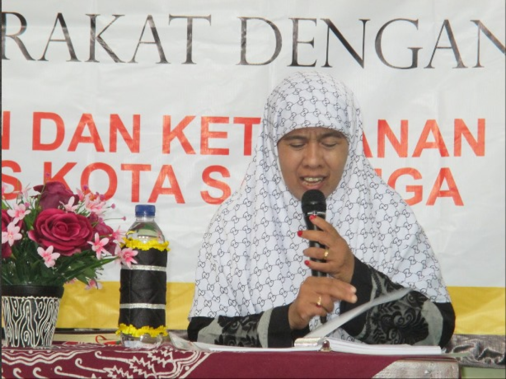 Aisyah Dahlan Dalam Sosialisasi Kerja RKI Salatiga. Dok: PKSFoto/ Salatiga