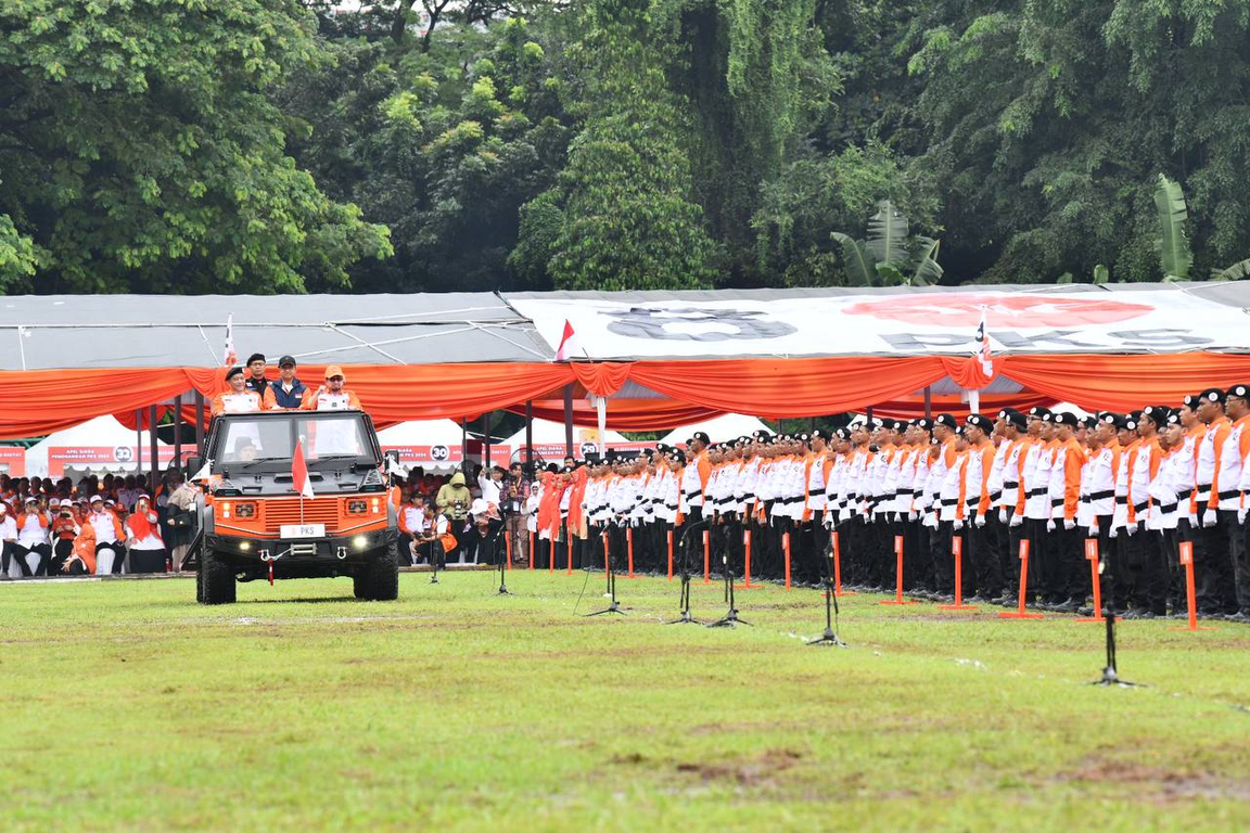 Apel Siaga Pemenangan PKS 2024 di Stadion Madya, Senayan (PKSFoto/Donny)