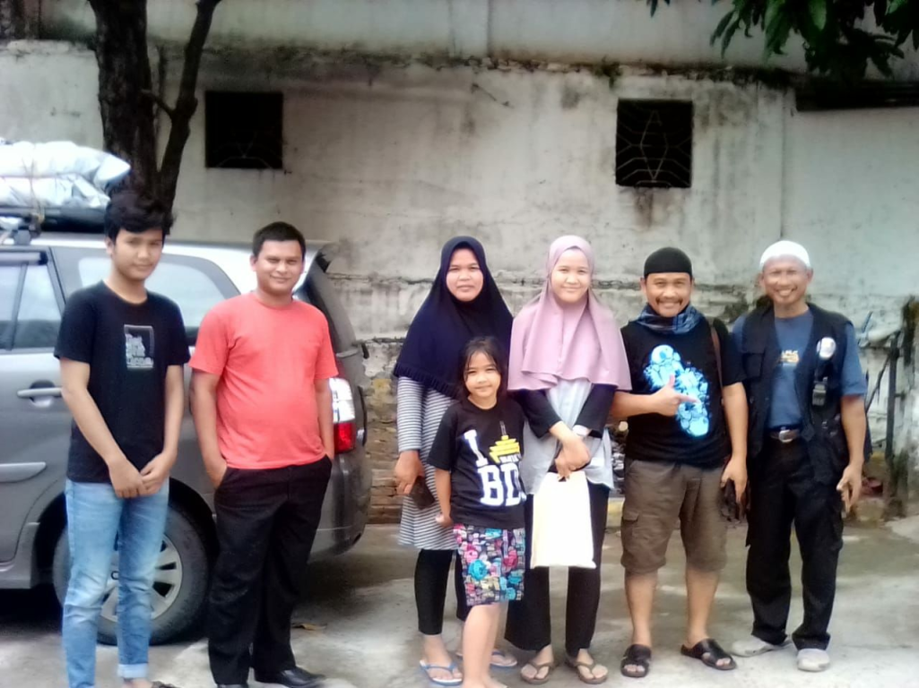 Supangat, Pemudik asal Bekasi yang singgah di Posko Mudik PKS Bengkalis, Riau (dok PKS Riau)