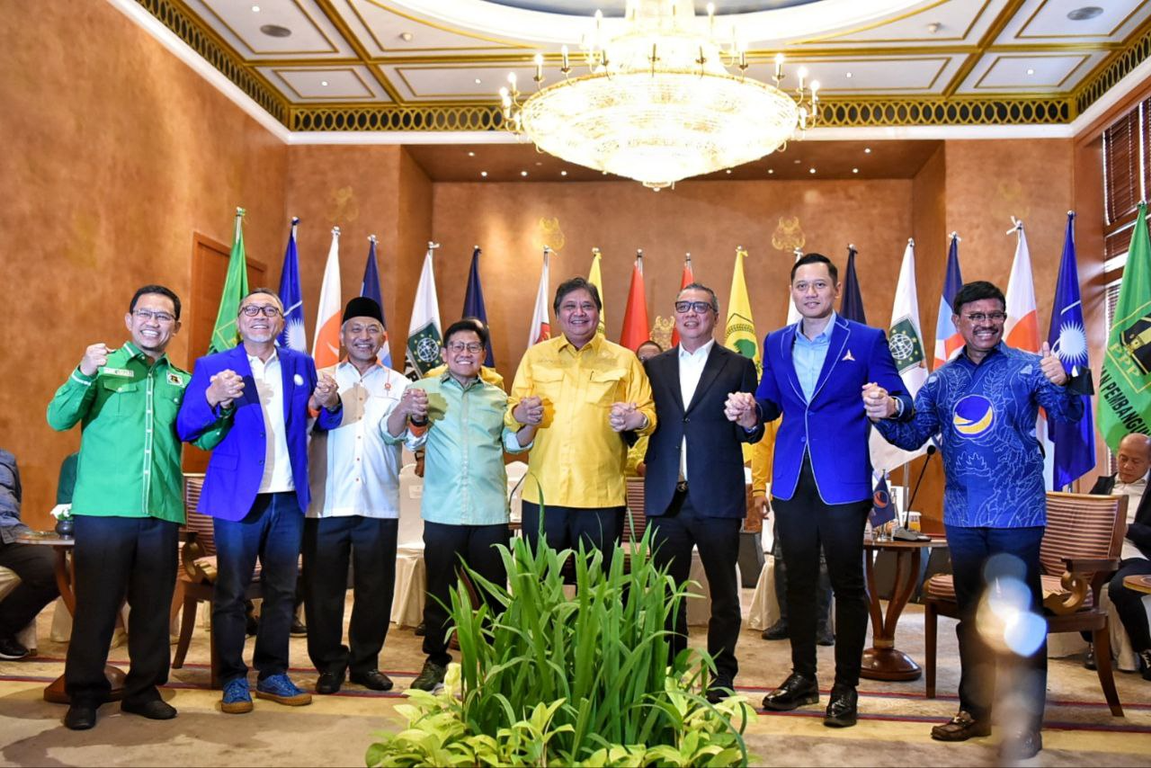 Pertemuan delapan pimpinan partai politik (PKSFoto/Donny)