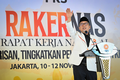 Presiden PKS Dr. H. Al Muzzammil Yusuf, M.Si. pada pembukaan Rakernas PKS 2025, Senin, (10/11/2025)
