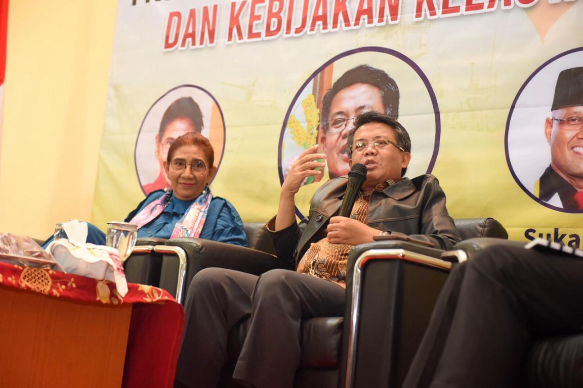 Presiden Partai Keadilan Sejahtera Mohamad Sohibul Iman dalam acara Ngopi Bareng Presiden PKS di MD Building, DPP PKS, Jakarta, Senin (20/01/2020). (Hilal/PKSFoto)