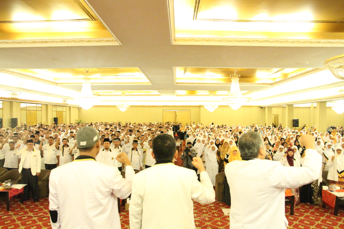 Konsolidasi Pemenangan Pemilu PKS Sumatera Utara di Danau Toba Convention Hall, Jl. Imam Bonjol, Medan, Ahad (4/11) (dok Humas PKS Sumut)