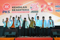 FOTO : Presiden PKS Hadiri Halal bi Halal Sekaligus Milad PKS Ke 23 DPW Kalimantan Timur