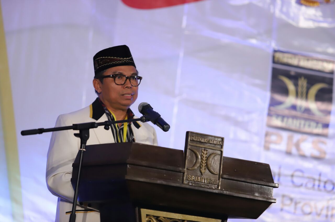 Ketua Panitia Bimtek Pembekalan Calon Anggota DPR RI dan DPRD Provinsi PKS Nasional, Hermanto di Jakarta, Senin (5/8/2019). (PKSFoto)