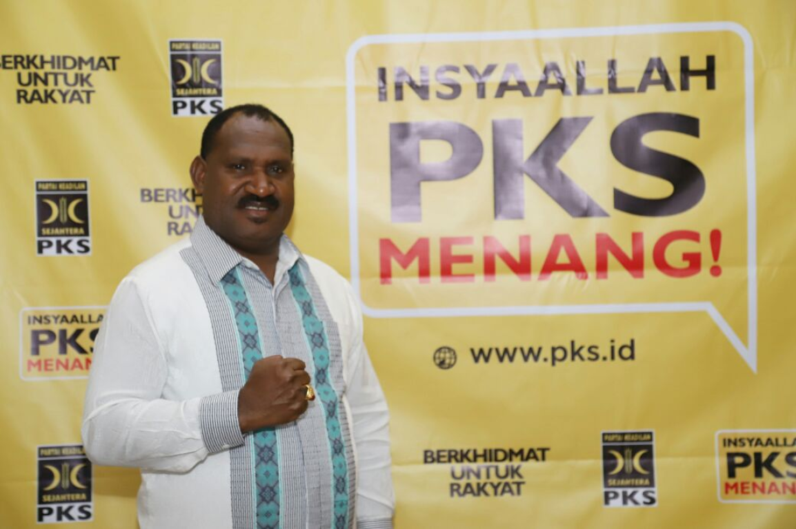 Calon Bupati Kabupaten Puncak periode 2018-2023 Willem Wandik (Juliyanto/PKS Foto)