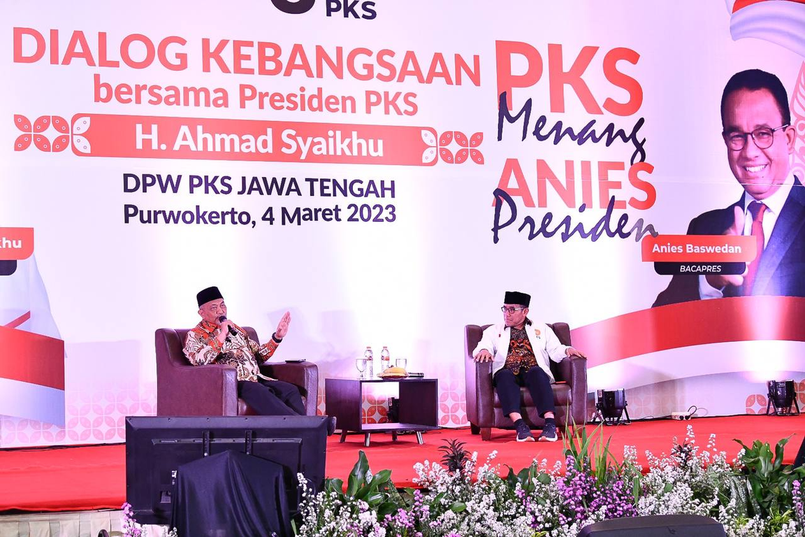 Presiden PKS Ahmad Syaikhu di acara Dialok Kebangsaan DPW PKS Jawa Tengah (PKSFoto/Donny)