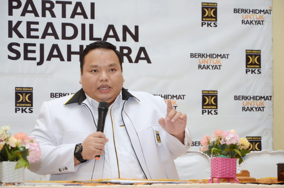 Sekretaris Bidang Ekuintek DPP PKS Handi Risza dalam deklarasi janji kampanye PKS, Jakarta, Kamis (21/02/2019). (Donny/PKSFoto)