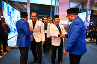 FOTO : Rombongan PKS Hadiri HUT ke-28 Partai Amanat Nasional