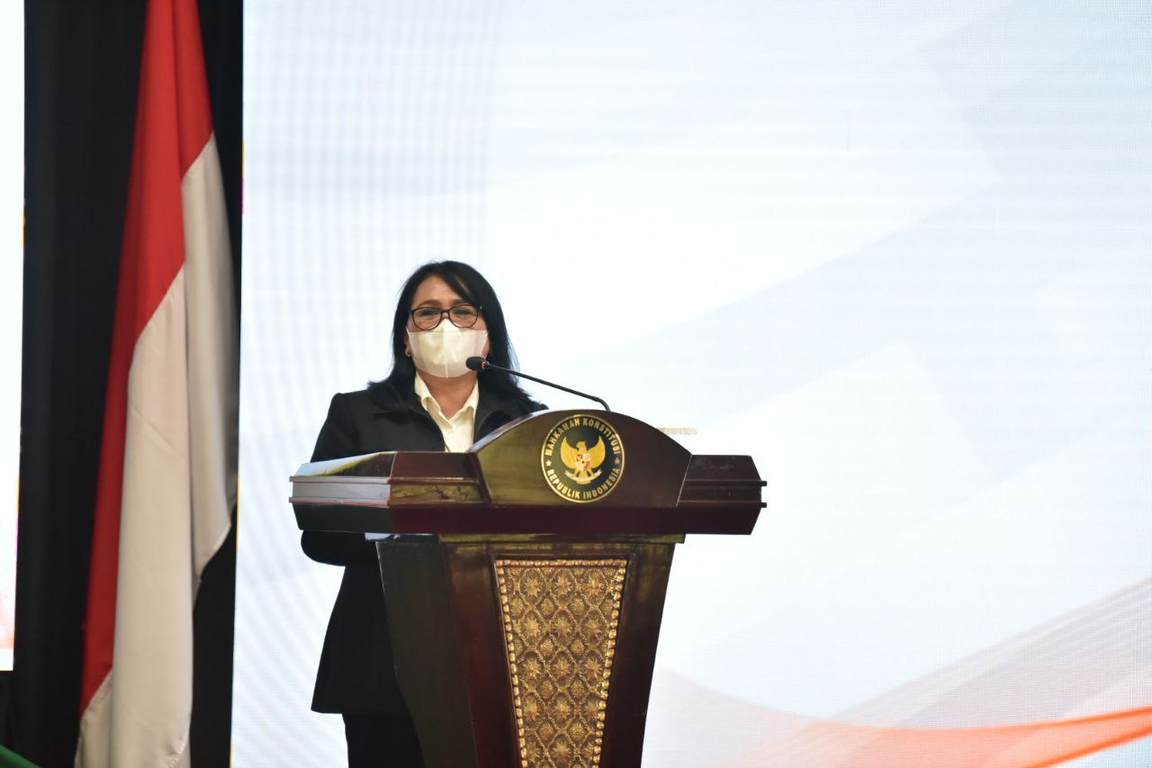 Pelaksana Tugas Kepala Pusat Pendidikan Pancasila dan Konstitusi Elisabeth (Fathur/PKSFoto)