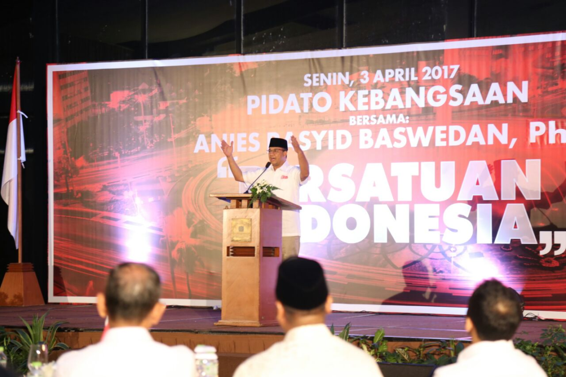 Calon Gubernur DKI Jakarta Anies Rasyid Baswedan