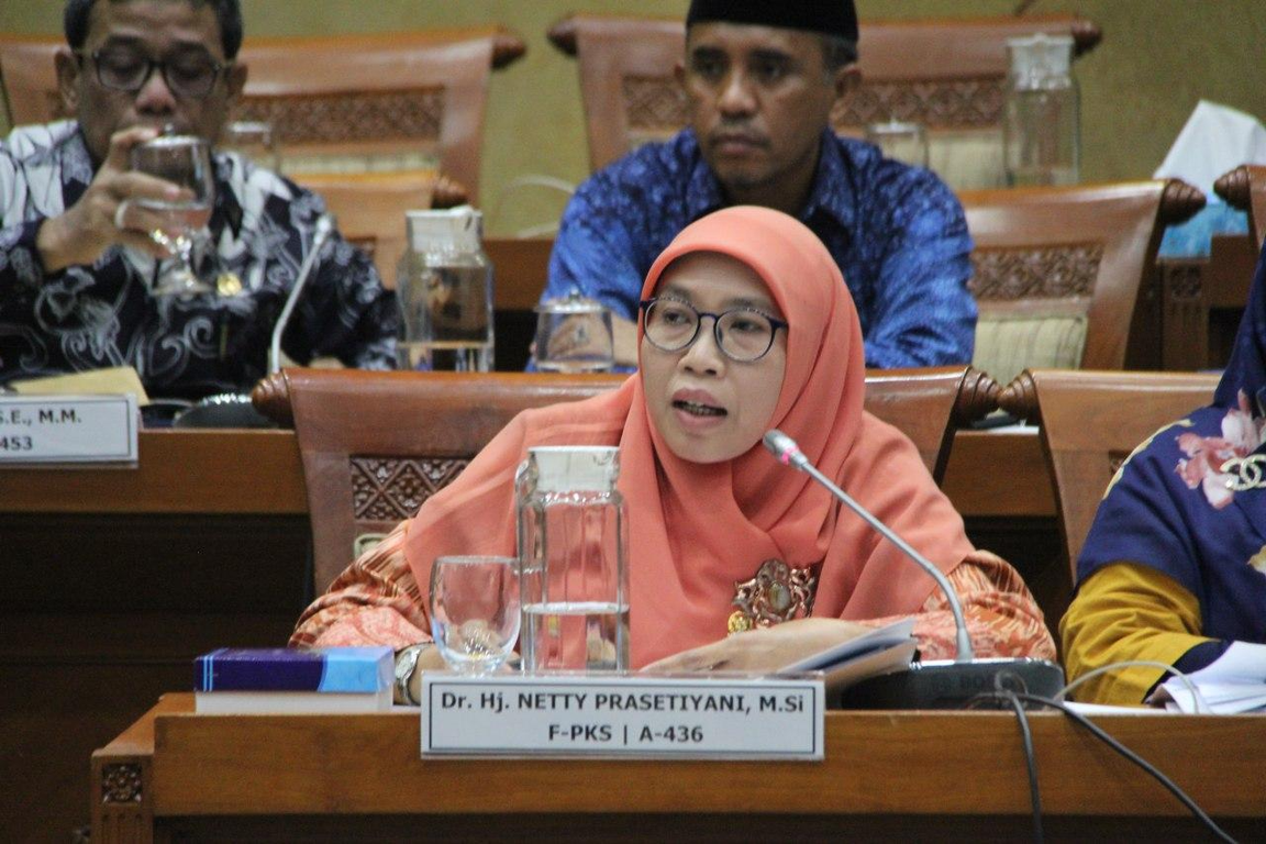 Anggota Komisi IX DPR RI dari Fraksi PKS Netty Prasetiyani
