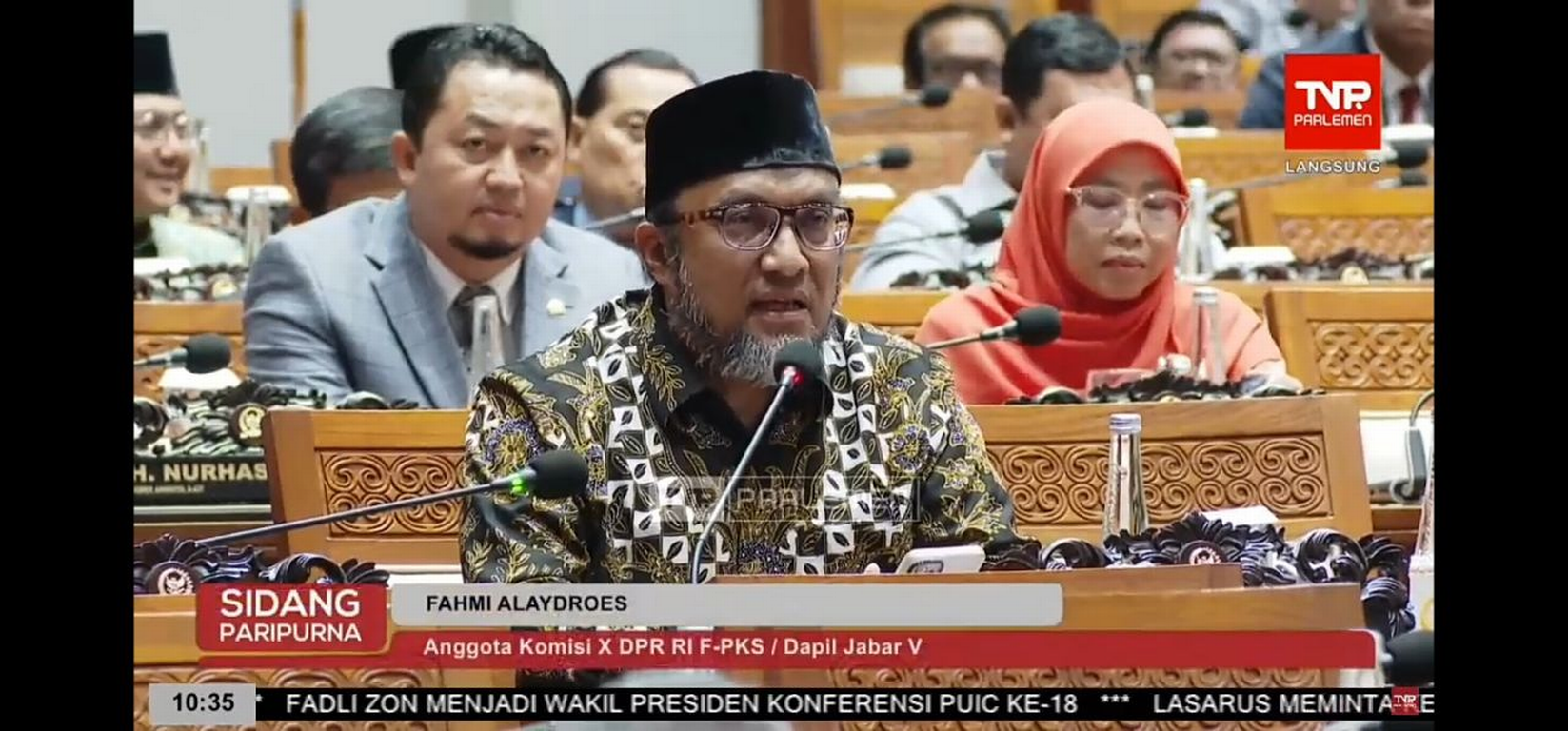 Anggota Komisi X DPR RI Fraksi PKS Fahmy Alaydroes.