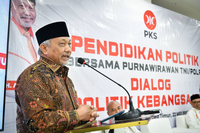 FOTO : Presiden PKS Ahmad Syaikhu Hadiri Dialog Kebangsaan Purnawirawan TNI/POLRI