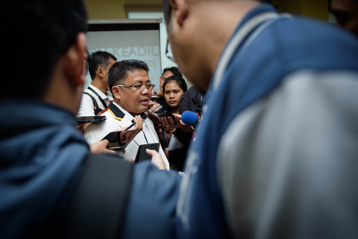 Presiden PKS Mohamad Sohibul Iman usai Musyawarah Majelis Syura PKS di kantor DPP PKS, Ahad (5/3) (Hilal/PKS Foto)