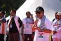 Wakil Ketua Majelis Syura PKS, Mohamad Sohibul Iman pada Aksi Simpatik “Selamatkan Kemanusiaan di Gaza” di Jakarta, Sabtu, 24/05/25