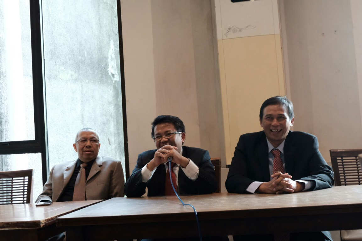 Presiden PKS Mohamad Sohibul Iman saat melakukan lawatan ke Surabaya, Selasa (3/10). (Aferu Fajar/PKS Foto Jatim)