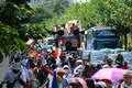 Long march bersama peserta Aksi Simpatik PKS “Selamatkan Kemanusiaan di Gaza” pada Sabtu, 24/05/25