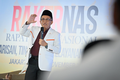 Dalam pidatonya yang diberi judul “Ideologi, Politik Gagasan, dan Demokrasi Negarawan”, ditekankan pentingnya politik berbasis ideologi dan gagasan sebagai fondasi untuk melahirkan kepemimpinan yang negarawan. Rabu, (12/11/2025)