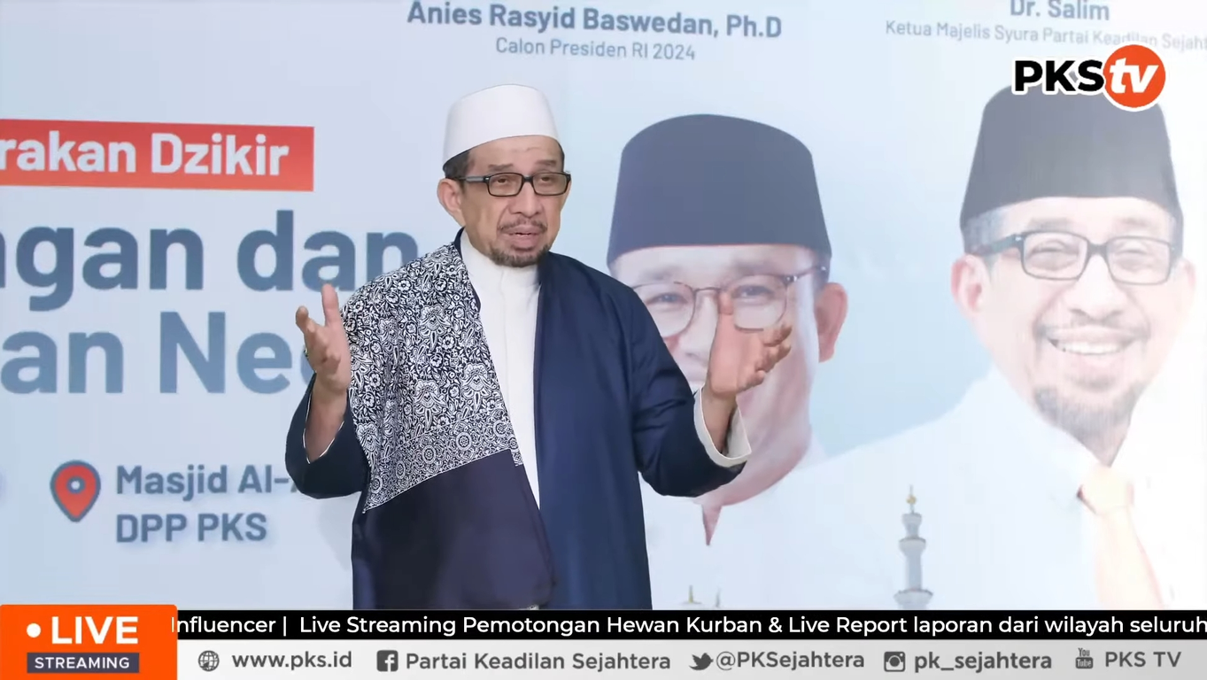 Ketua Majelis Syura PKS Dr. Salim Segaf Aljufri
