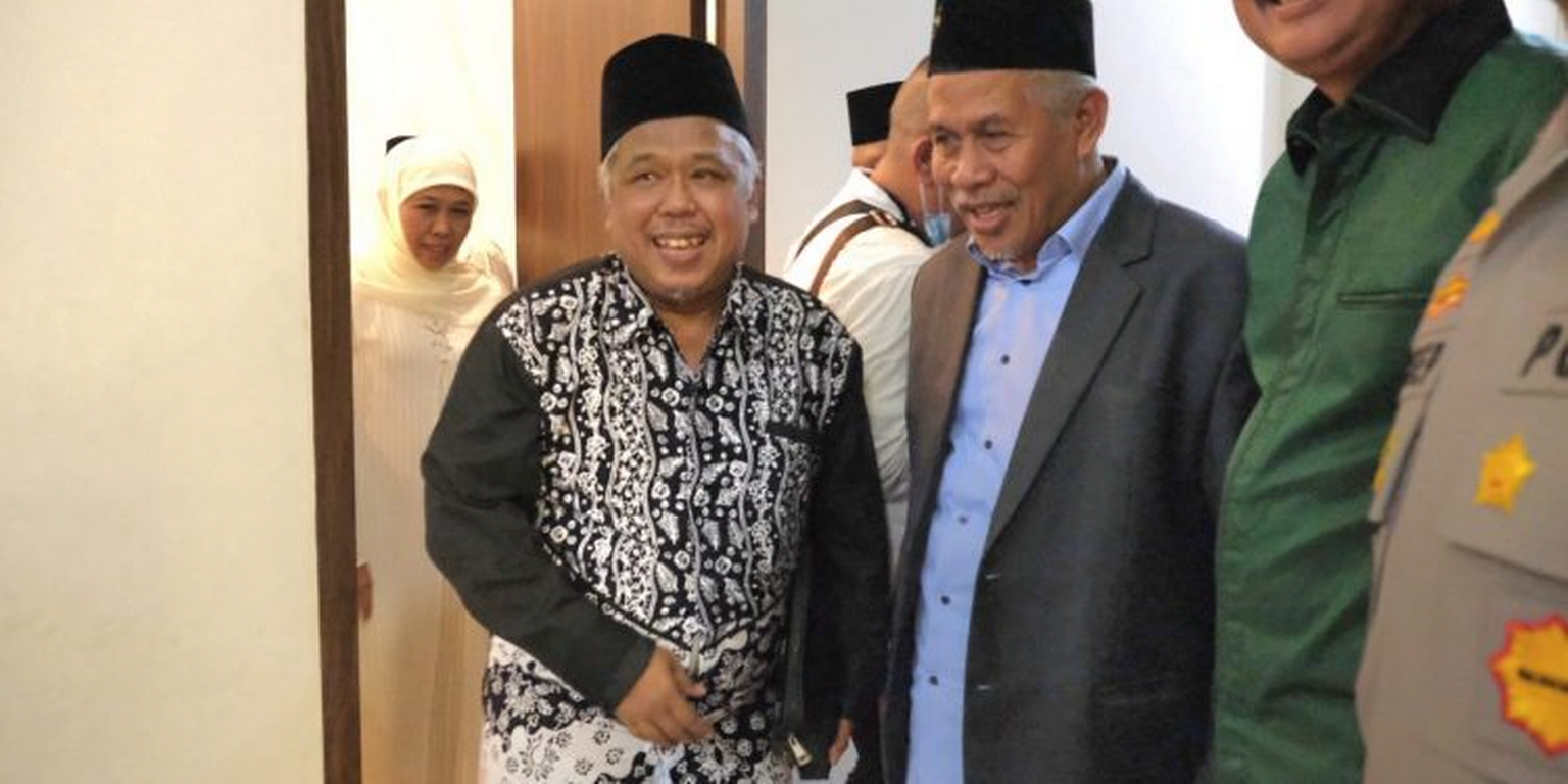 Ketua DPW PKS Jawa Timur menghadiri silaturahim Ramadhan yang diadakan PWNU Jawa Timur