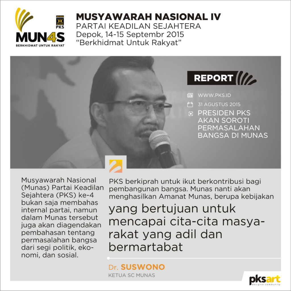 Presiden PKS akan Soroti Masalah Bangsa di Munas