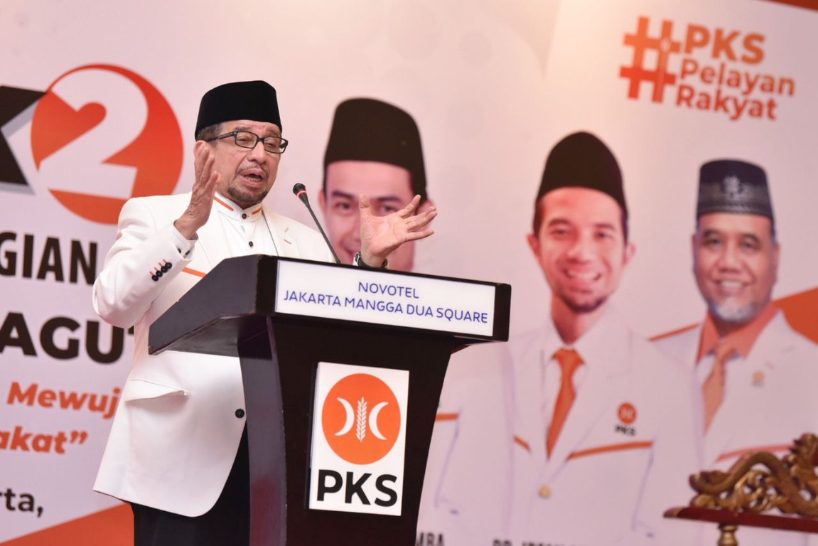 Ketua Majelis Syura (KMS) Partai Keadilan Sejahtera (PKS) Dr. Salim menyampaikan arahan dan secara langsung membuka acara Bimbingan Teknis (BimTek) Anggota DPRD se Sumatera Bagian Utara (Donny/PKSFoto)