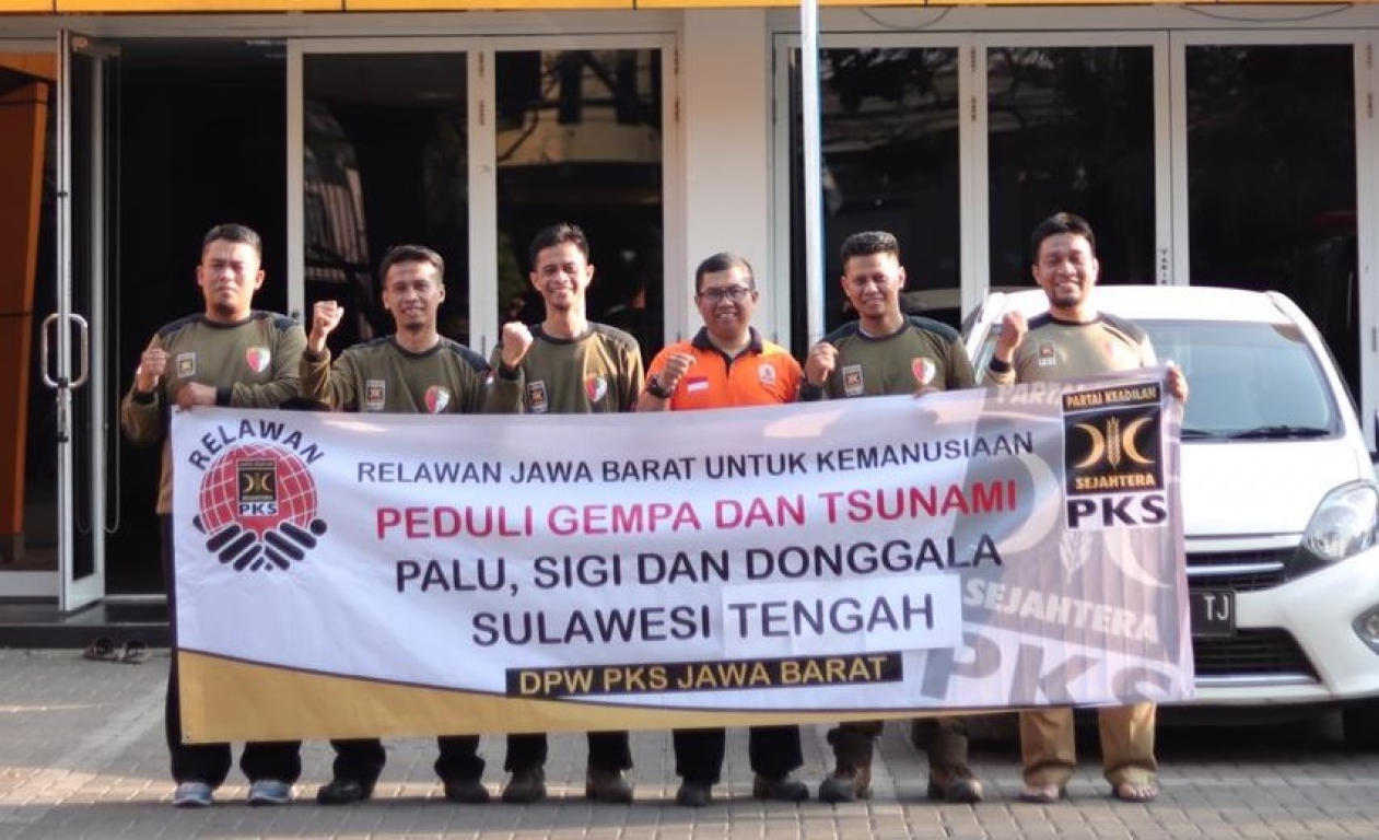 Relawan Jawa Barat Siap Berangkat ke Sulawesi Tengah