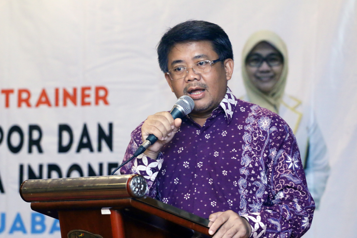 Presiden PKS Mohamad Sohibul Iman pada saat mengisi pelatihan