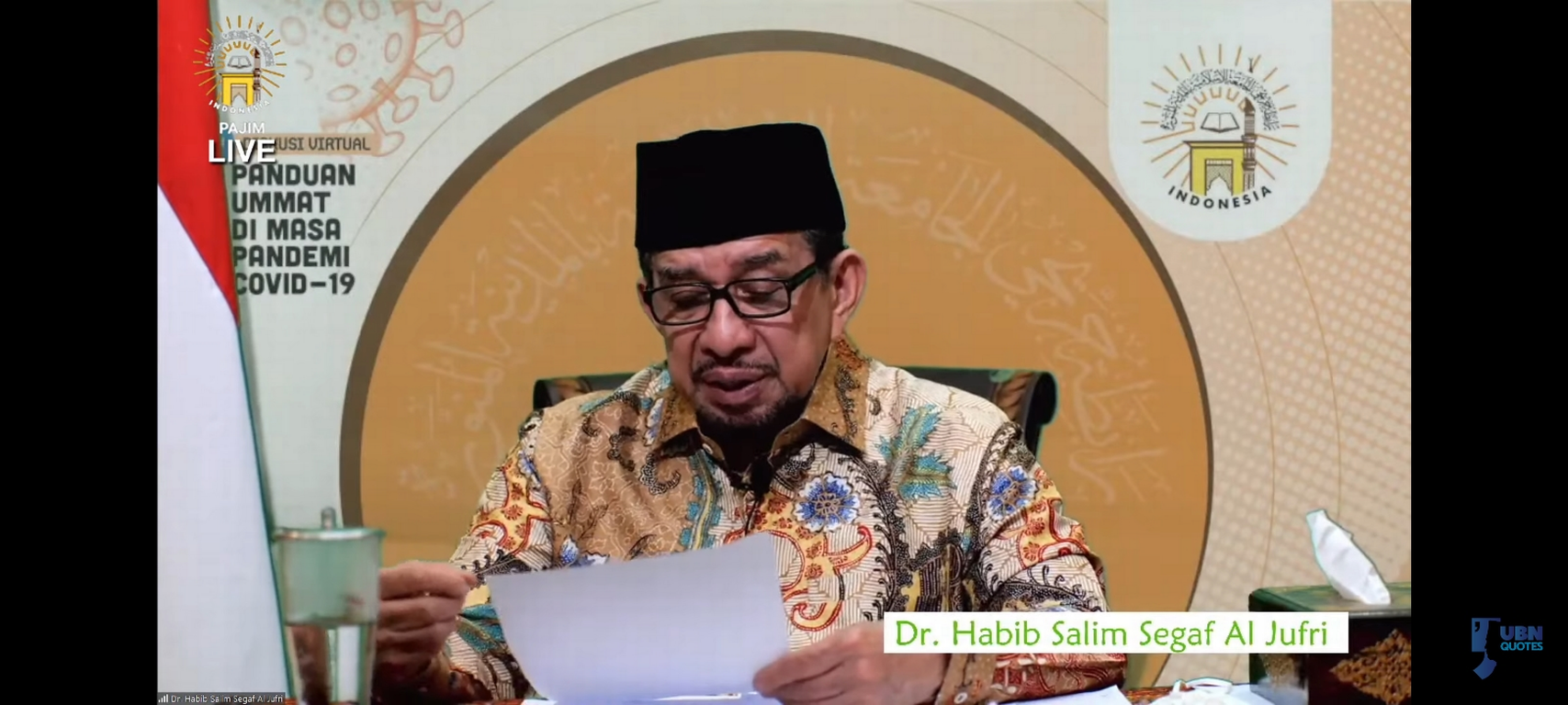 Ketua Majelis Syura PKS Dr. Salim Segaf Al-Jufri