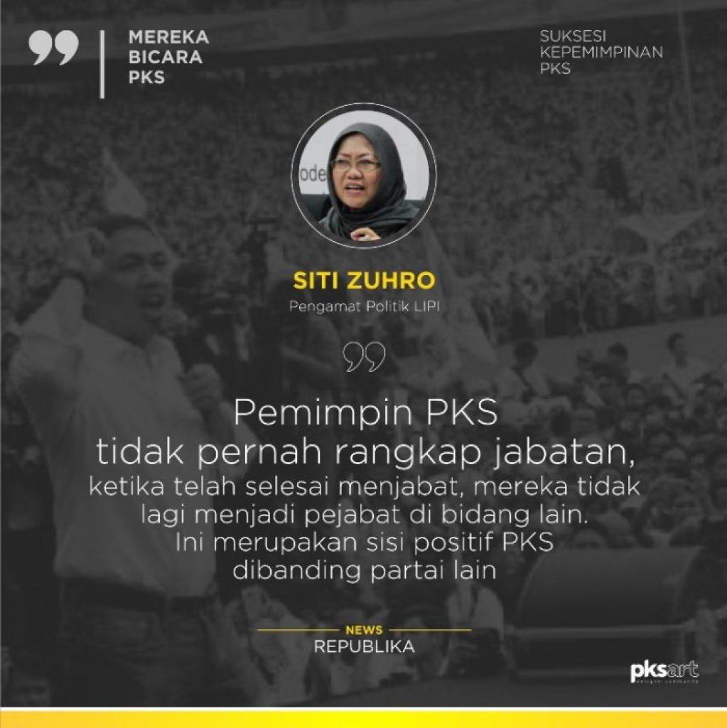 Tak Ada Rangkap Jabatan di PKS