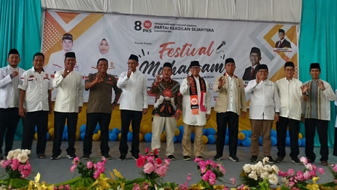 Festival Muharram 1445 H DPD Partai Keadilan Sejahtera Kabupaten Ogan Komering Ulu (OKU). (Gelora.co)