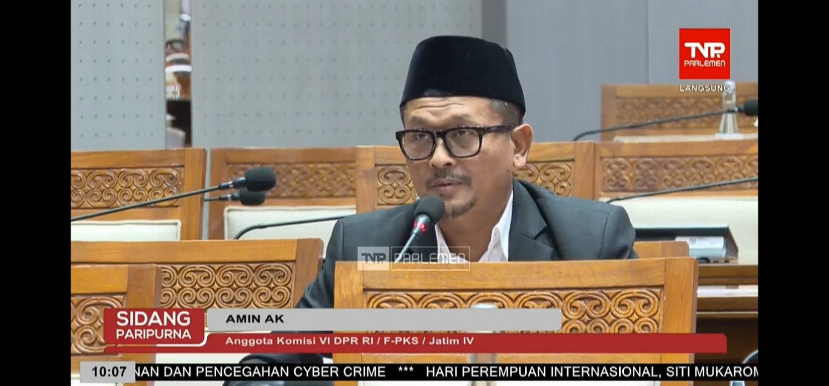 Anggota Komisi VI DPR RI dari Fraksi PKS Amin Ak
