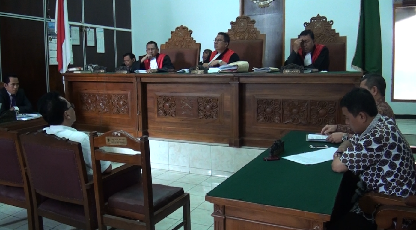 Suasana persidangan di Pengadilan Jakarta Selatan, Senin (24/10/2016)