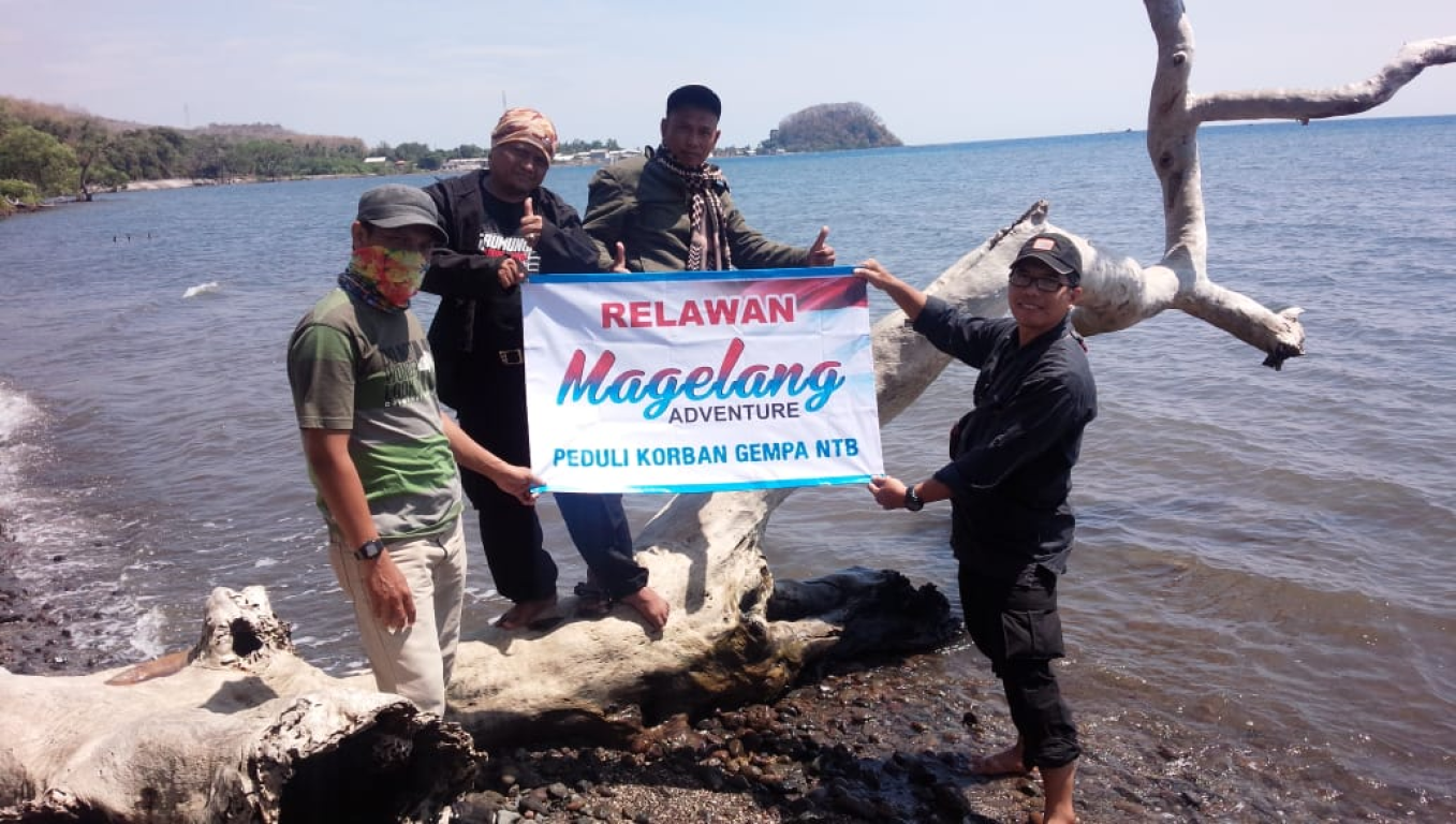 Relawan PKS Magelang membantu gempa Lombok