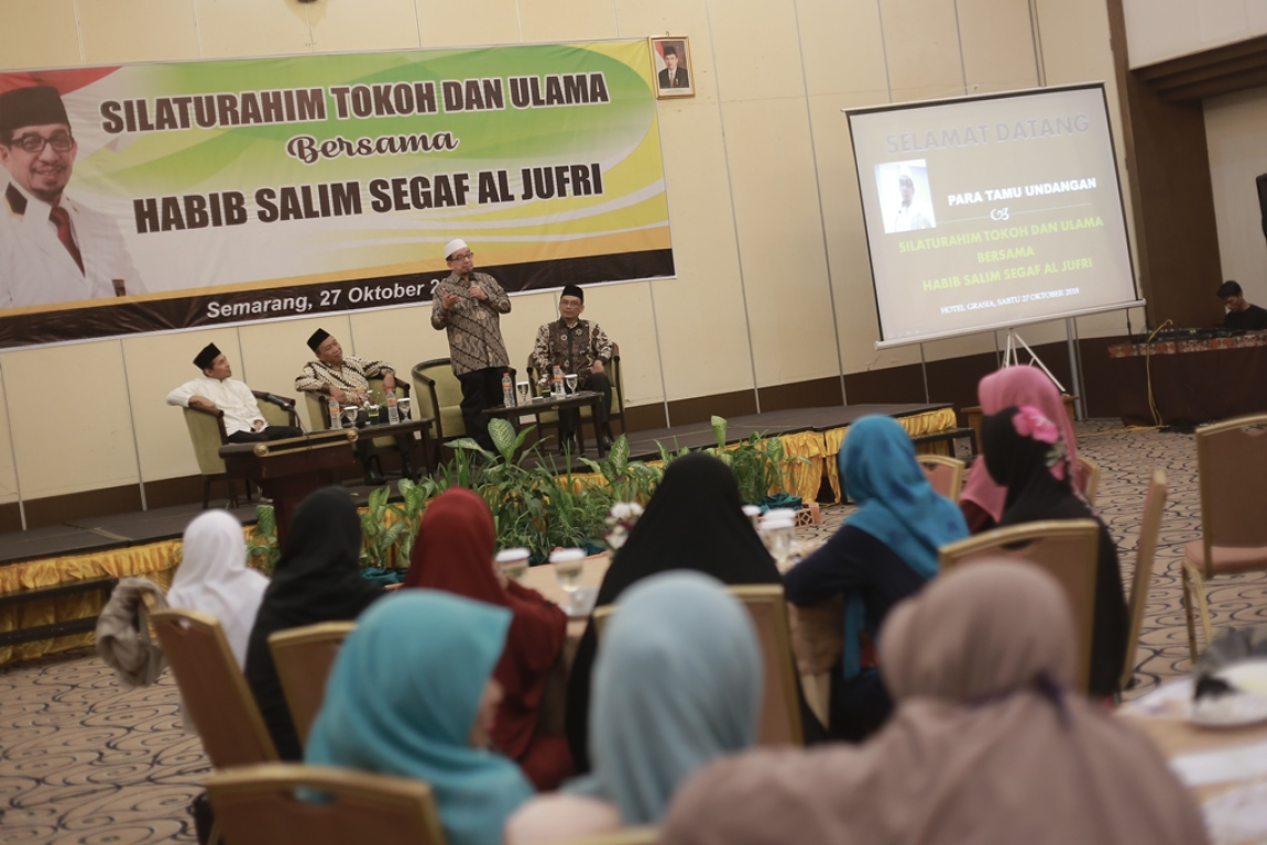 Ketua Majelis Syura PKS, Salim Segaf Al-Jufri dalam Silaturahim Tokoh dan Ulama di Kota Semarang, Sabtu (27/10) (dok Humas PKS Jawa Tengah)