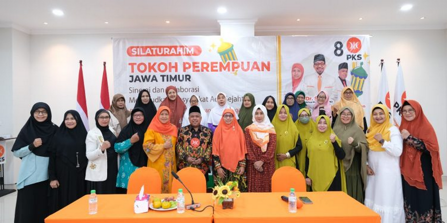 Puluhan Tokoh Perempuan Silaturahim, Ketua PKS Jatim Paparkan Cara Berpolitik, Menangkan PKS dan Anies Presiden