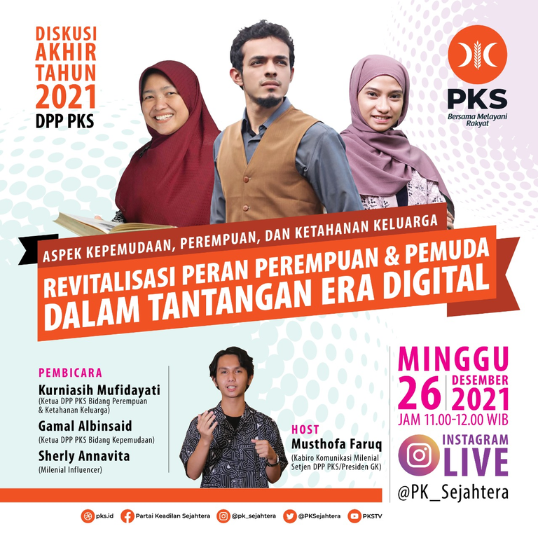 Diskusi Akhir Tahun 2021 DPP PKS, Ahad (26/12/2021).