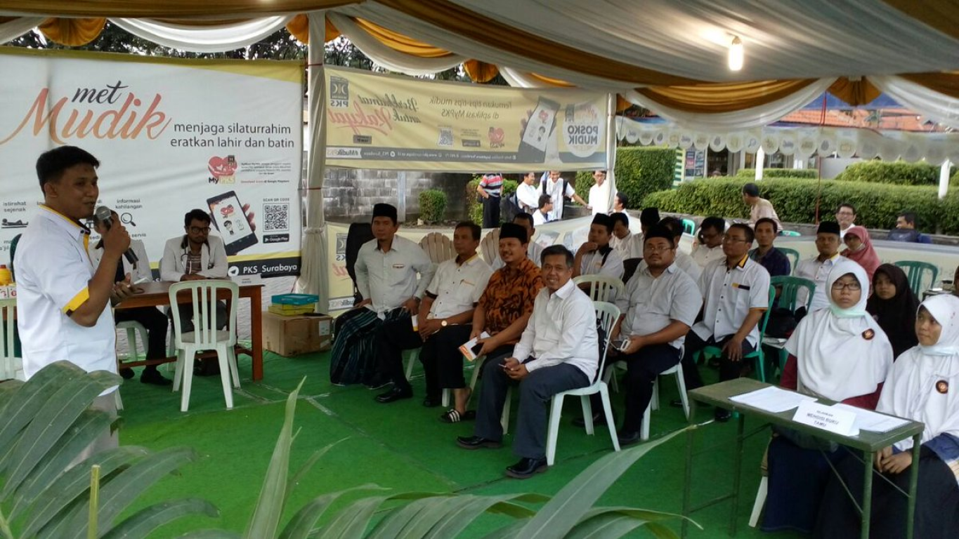 Launching Posko Mudik PKS Bungurasih Surabaya, dihadiri Ketua DPW PKS Jawa Timur & Aleg PKS