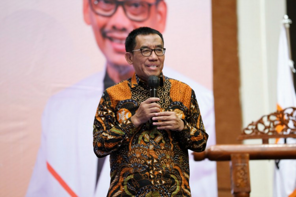 Ketua DPW PKS Jawa Tengah Muh Haris dalam Bimtek Anggota DPRD PKS se-Jatijaya di Solo Baru (dok Humas PKS Jateng)