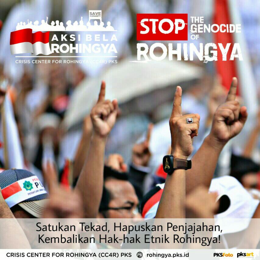 Satukan Tekad, Hapuskan Penjajahan, Kembalikan Hak-Hak Etnik Rohingya!