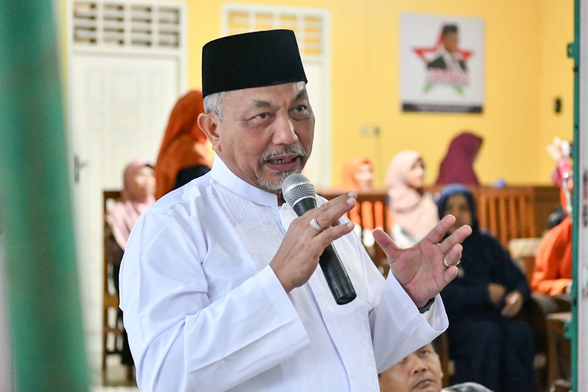 Presiden Partai Keadilan Sejahtera (PKS) Ahmad Syaikhu menghadiri peresmian rumah Jaringan Nasional Anies Baswedan, di Sleman, Daerah Istimewa Yogyakarta. (Donny/PKSFoto)
