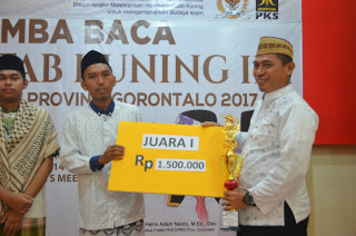 Lomba Baca Kitab Kuning Fraksi PKS Gorontalo. (Humas PKS Gorontalo)