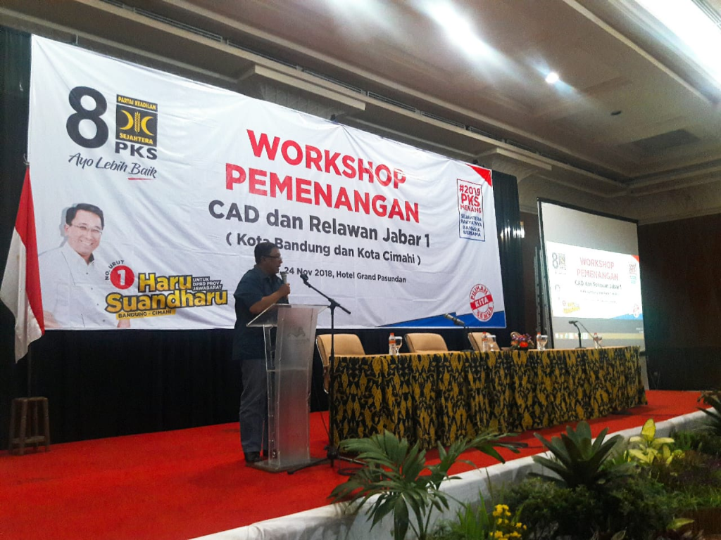 Ketua Tim Pemenangan Pemilu Wilayah (TPPW) PKS Jawa Barat, Haru Suandharu