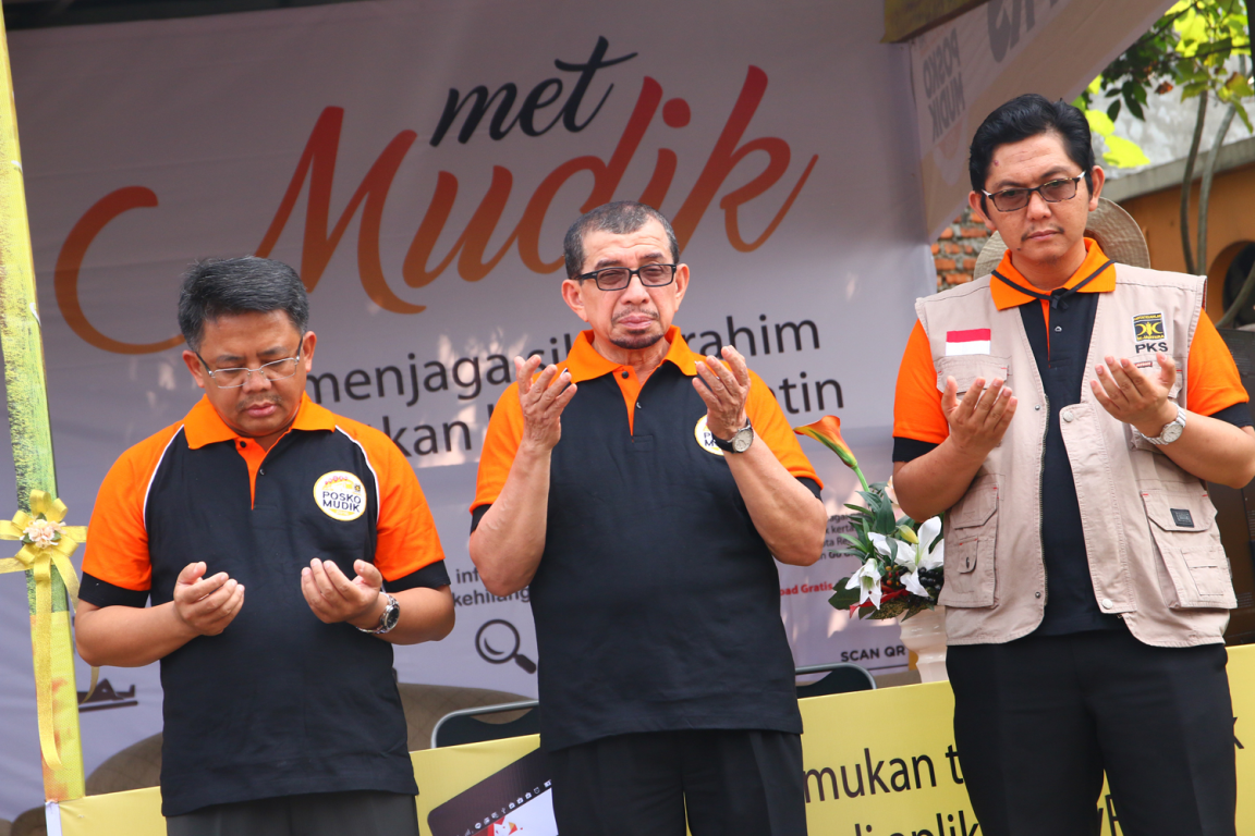 Pimpinan PKS dalam acara launching Posko Mudik beberapa waktu lalu