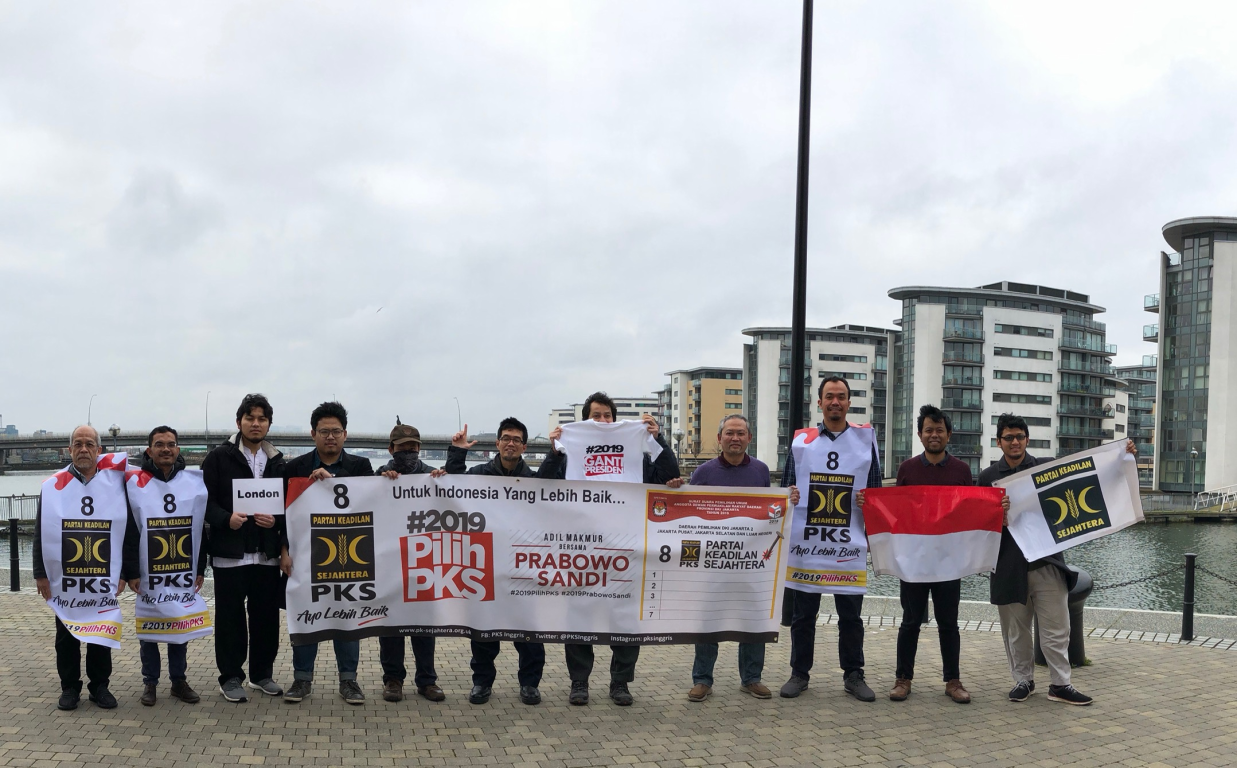 Kader dan simpatisan Partai Keadilan Sejahtera di London. (dok PIP PKS Inggris)